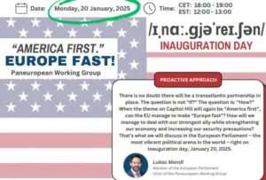 America first? EUROPE FAST!